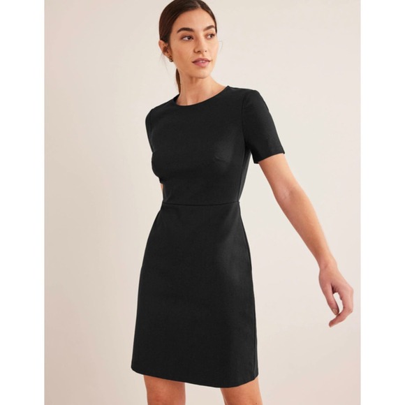 boden jersey mini shift dress | Dresses | Boden Black Size 6l Gingham